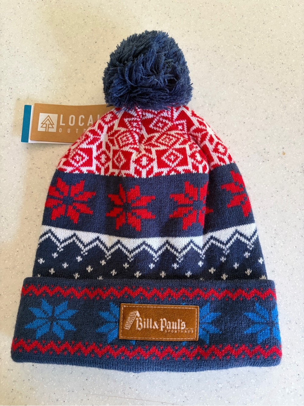 NWT Bill & Paul Sports Haus Ski / Winter Beanie Hat w. Pom. Retro Style 50s Vibe
